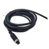 2m GX12 cable connector 2pin 3pin 4pin connector extension cable plug male and female M12 5pin 6pin black(5Pin male) view 3