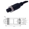 2m GX12 cable connector 2pin 3pin 4pin connector extension cable plug male and female M12 5pin 6pin black(5Pin male) view 4