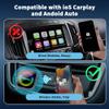 2026 Upgraded Wireless CarPlay Adapter for iPhone, Compact Mini Metal Shell Design Small Size, (New Update) Plug and Play, Fast and Stable Connection CarPlay Adapter for Apple iOS Android (Navy Blue) view 4