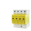 AC 4P SPD 3P+N Surge Protect 10-20 20-40 30-60KA 385V House Lightning Protevtor Solar PV Low-Voltage Arrester Device Din Rail(20-40KA) view 1