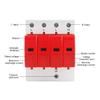 AC 4P SPD 3P+N Surge Protect 10-20 20-40 30-60KA 385V House Lightning Protevtor Solar PV Low-Voltage Arrester Device Din Rail(20-40KA) view 2