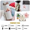 12 Pcs Cozy Christmas Stickers, Festive Winter Decals Tree, Reindeer, Penguin, Snowman, Gifts, Polar Bear, Holiday Stickers for Laptop, Bottle, Notebook, Scrapbook, Wrapping, DIY Crafts 7 Inches view 3