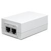 POE-24-30W-G-WH Gigabit PoE Injector, 24V DC, 30W Power Output, White, with Earth Grounding and Surge Protection view 1