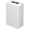 POE-24-30W-G-WH Gigabit PoE Injector, 24V DC, 30W Power Output, White, with Earth Grounding and Surge Protection view 2