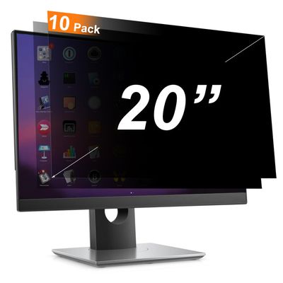 10 Pack 20 Inch Privacy Screen Filter for 16:9 Widescreen Monitor - Anti-Glare, Blue Light Blocking, Easy Installation | Desktop PC Privacy Shield