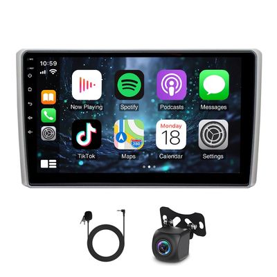 10 inch Car Stereo for Honda Element 2003-2006,Android 15 GPS Navigation Head Unit with Wireless CarPlay Android Auto,2+64G Car Screen with Split Screen+AHD Backup Camera Mic Steering Wheel Control