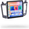 10in Car Stereo for RAV4 2013-2018 with Android 13, Built-in CarPlay & Android Auto, Split Screen & WiFi GPS Navigation, Bluetooth 5.0, Mirror Link, Rear View Camera Support view 1