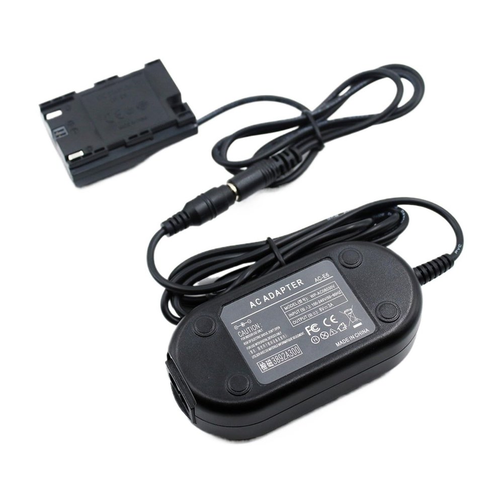 Adapter DR-E6 DC Coupler LP-E6 8.1V 3A(US Plug)