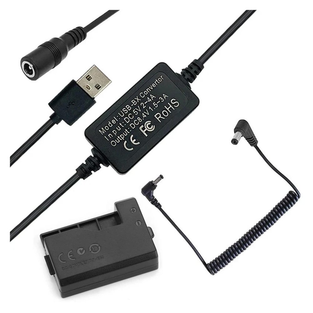 DR-E10 DC Coupler USB Driver Cable Adapter LP-E10