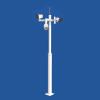 Security Camera Pole, Outdoor Camera Mount, Monitoring Pole, Surveillance Camera Mounting Stand, Stand for Outdoor CCTV Camera Systems(300cm/118in) view 1