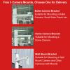 Security Camera Pole, Outdoor Camera Mount, Monitoring Pole, Surveillance Camera Mounting Stand, Stand for Outdoor CCTV Camera Systems(300cm/118in) view 3