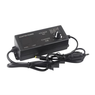 3-12V 8A 24V 4A 36V 2.5A 90W Adjustable Power Adapter with Display(3-24V2.5A 60W,EU Plug)