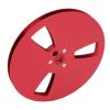 Dpofirs Practical 7 Inch Universal Empty Tape Spool, Aluminum Alloy Material, Compatible with 1/4 Inch Tape, Fits Any Machine Reel (Red) view 1