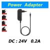 24V 0.2A Adapter Switching Power Supply Replacement Cord DC Cable 2m(UK Plug) view 2