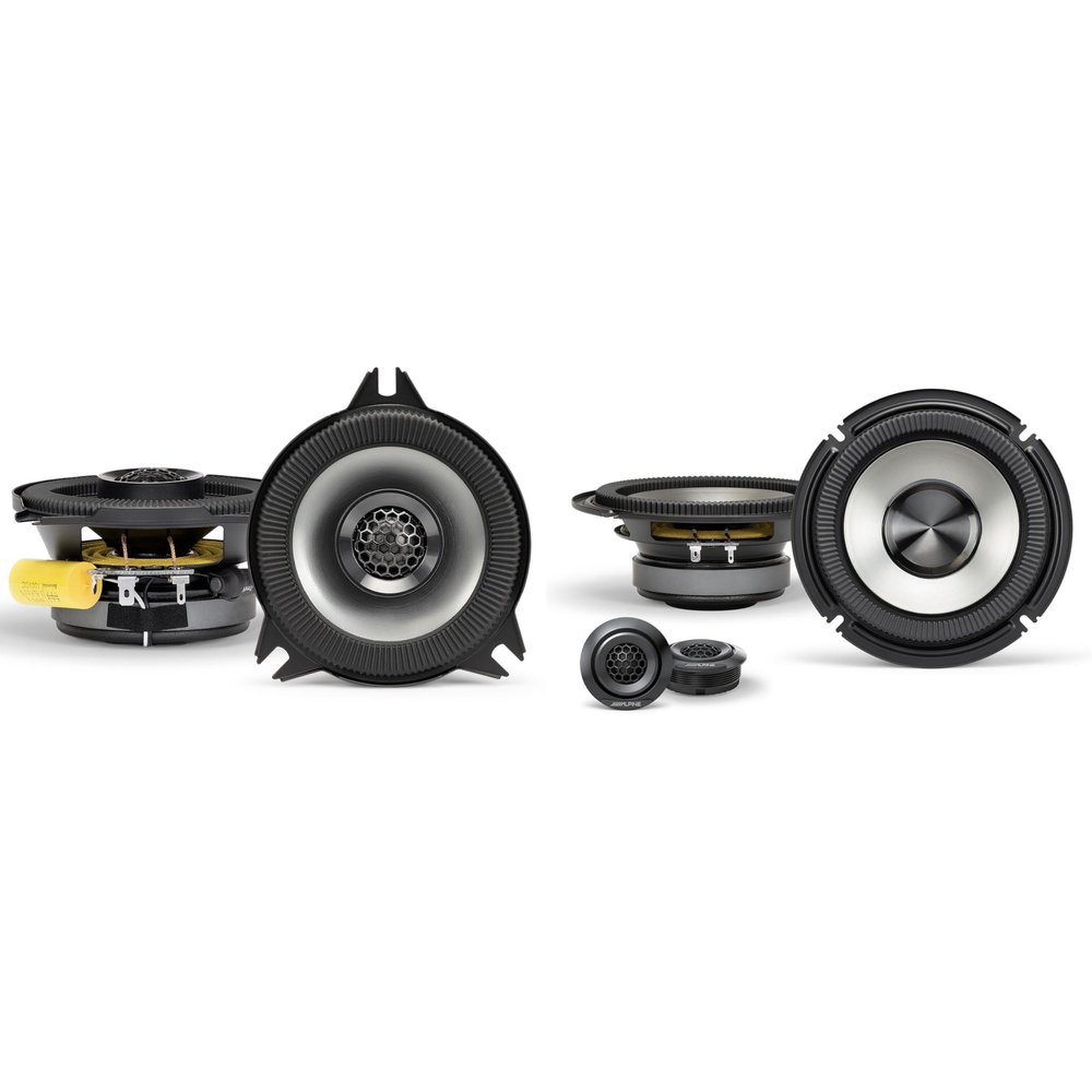 Alpine BassRev BRV-S65C 6.5" & BRV-S40 4" Speaker Set
