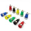 20PCS 32A 4mm 5 Colors Banana Socket Terminal Female Jack Panel Mount Socket Binding Post Wire Connector Insulated(LW Black x 20pcs) view 3
