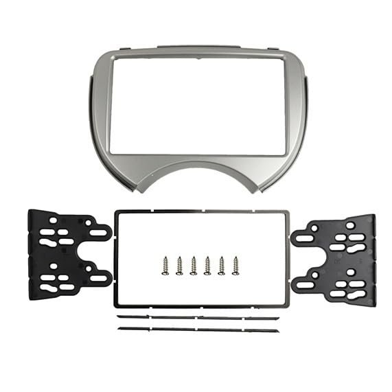 Radio Frame Radio Fit for Nissan March Fit For Renault Pulse 2 DVD Stereo Panel Install CD Trim Kit Face Surround Android Frame Convenient(173x98mm)