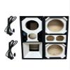 8" Brazilian Style Chuchera Speaker Box for Two 8" Speakers and 2 Tweeters and 1La 1 Driver 1 Tweeter Box Vented Enclosure for Car view 1
