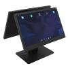 Walfront 15.6in Dual Screen Touch Screen POS System for Small Business Retail All in One Cash Register Electronic POS Terminal LCD Display (US Plug) view 1