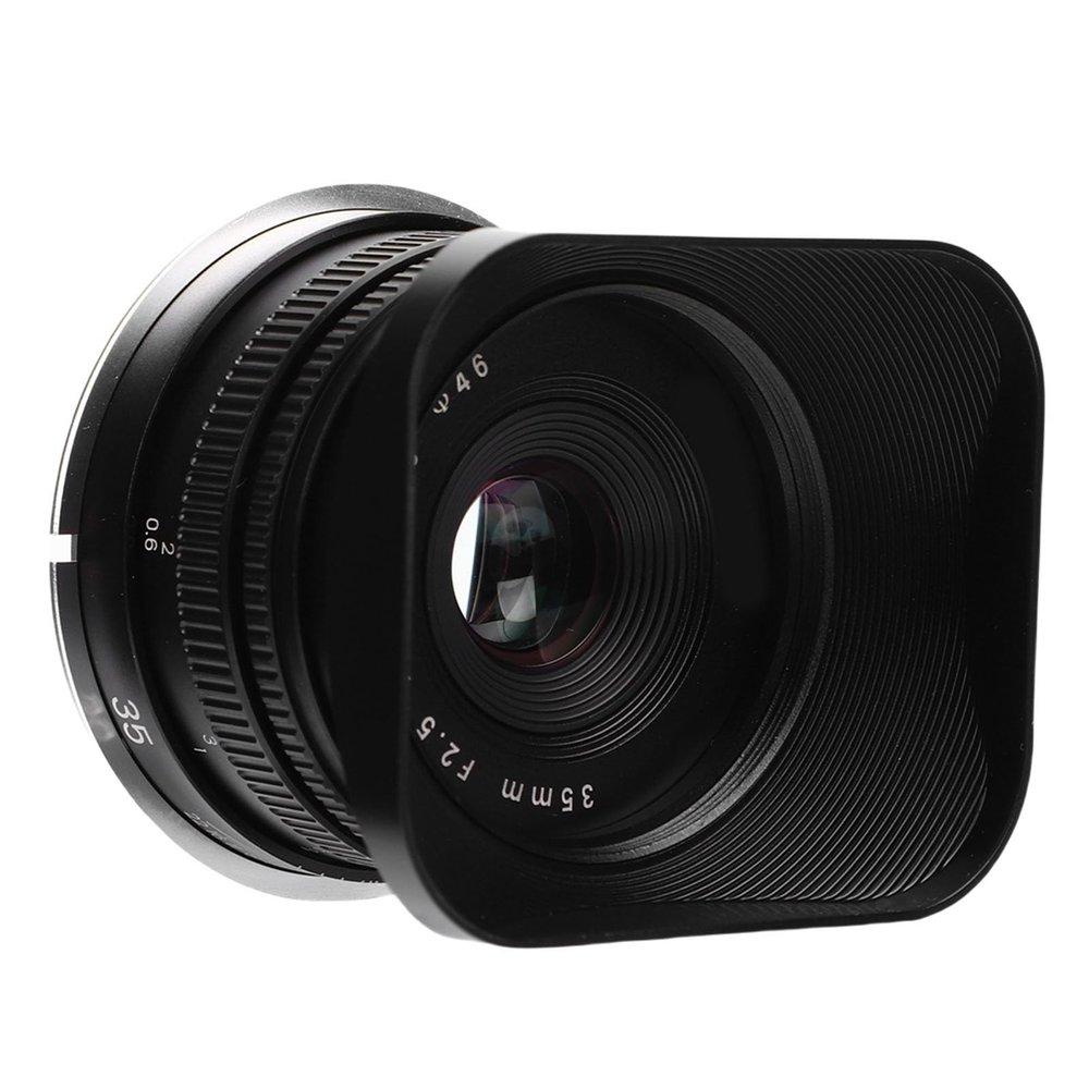 Matybobe 35mm F2.5 Full Frame Lens Manual Focus Large Aperture RF Mount Lens for RP R5 R6 R7 Camera