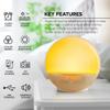 MerkuryInnovations Sunrise Simulation Wake Up Clock and Color Changing Lamp Made for Merkury Innovations view 2