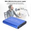 Game Recording Live Streaming Box, USB30. Video Card, 4K 1080P 60FPS Recorder, Plug and Play with Aluminum Alloy, Compatible with OS X view 3
