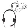 PinzqTrading Binaural 35mm. Business Headset, Double Sided Headset with HD Stereo Sound, Noise Canceling Microphone, Flexible Boom Arm, Plug and Play for Conference Call Call Center Online Cour view 3