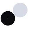 Dpofirs Anti-Static & Dust Proof Acrylic Mat 2 Pack Record Player Mats Best Sound Quality for DJ Lovers view 3