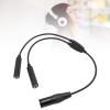 MAVIS LAVEN Aviation Headset Adapter, Premium ABS Metal GA to XLR Cable Adapter for Communication in Aircraft view 2