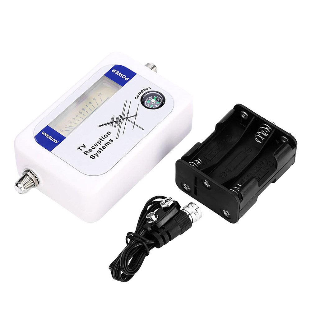 GOTOTOP Mini Finder Digital Aerial TV Signal Meter with Backlight Function for Remote Areas 4.92 X 2.52 Inch