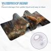 Mouse Pad Fox Gaming Mouse Pad Yellow Computer Desk Mat Keyboard Mat with Stitched Edges Waterproof Anti-Slip Rubber Base Smooth Surface PC for Home Office Accessories 32x16x0.12inch PjY5604 0-C view 4