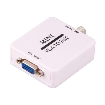 Aramox VGA to BNC Adapter, Mini HD Converter, 1920 X 1080 Resolution, Ideal for HDTV Monitors and Computers