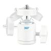 2-Pack White CCTV Security Mounting Bracket with 360 Rotatable Ball Head, 1/4" Screw Pole Column Mount for Arlo/Eufy/Ring/Wyze/Oculus Sensor, Compatible with SLR Cameras/Tripods/Light Brackets view 4