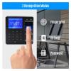 Access Control Time Attendance Machine Fingerprint/Password/ID Card Recognition Clock W/ 2.4 Inch Screen Employee Recorder with Multi-Language view 4