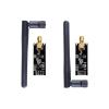 1/2Pc NRF24L01+PA+LNA Wireless Transceiver RF Transceiver Module with SMA Antenna 2.4G 1100m Compatible for Arduino Raspberry Pi(2pcs) view 1