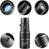 High Power 16x52 Monocular Telescope - Top Binoculars for Outdoor Sports, 66/8000M Viewing Di, Black Plastic view 4