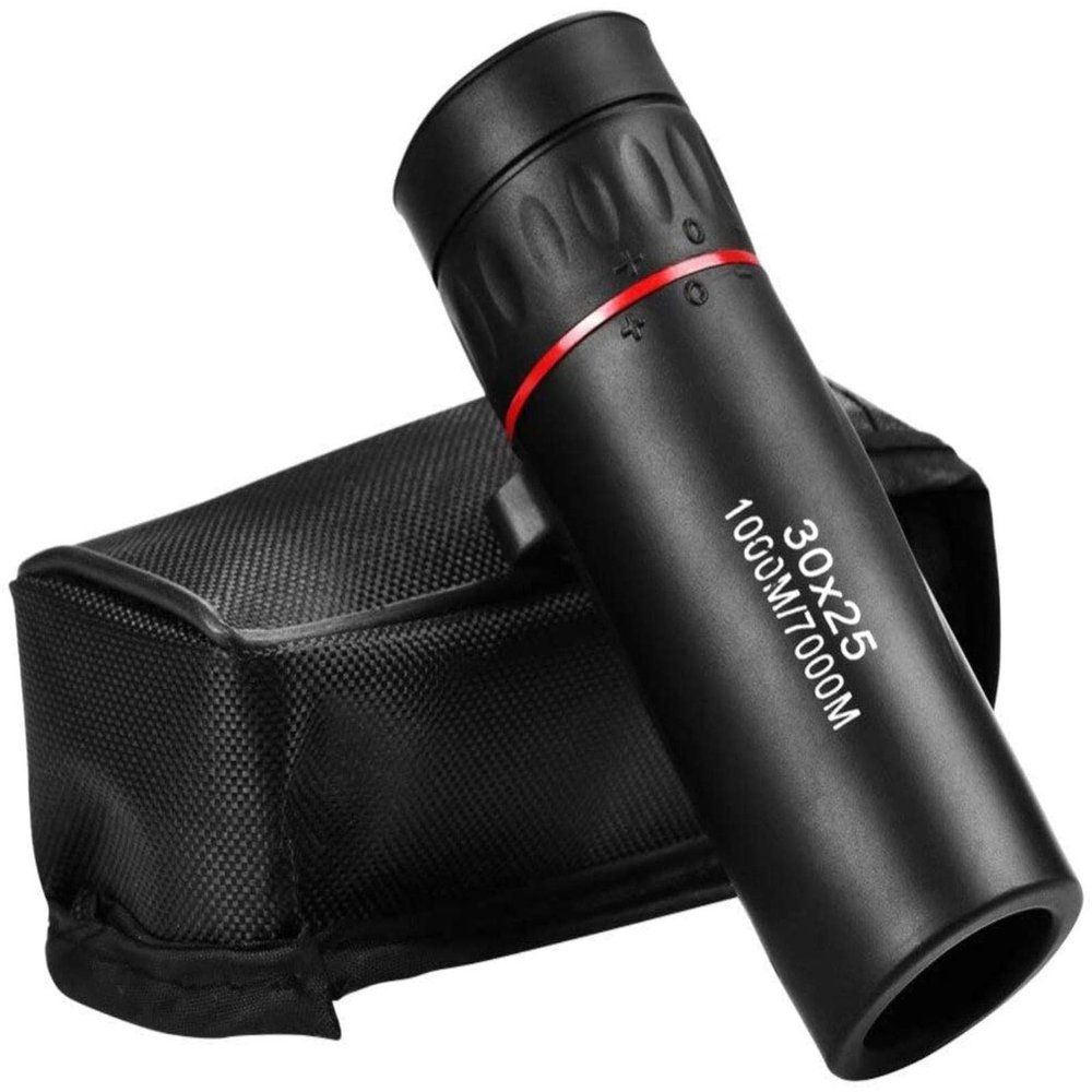 30x25 Waterproof Mini Zoom Monocular Telescope - High Definition, Portable, Compact, Ideal for Travel