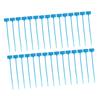 VALICLUD 250 Pcs Self-locking Electric Cable Ties with Marking Label Nylon Wire Cable Straps for Home Office Network Power Line Management Blue view 1