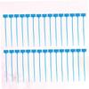 VALICLUD 250 Pcs Self-locking Electric Cable Ties with Marking Label Nylon Wire Cable Straps for Home Office Network Power Line Management Blue view 2