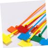 VALICLUD 250 Pcs Self-locking Electric Cable Ties with Marking Label Nylon Wire Cable Straps for Home Office Network Power Line Management Blue view 4