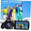 NUOBESTY Touchscreen Video Camera Recorder Lightweight HD Digital Camcorder for Vlogging Filming with Intuitive Interface Portable Design for Creators view 4