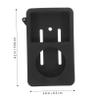 VALICLUD Silicone Sleeve for Classic Music Player Protective Cover Soft Anti-Slip Player Protector Case Scratch-Resistant Lightweight Black view 3