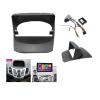 Radio Frame Fit for Ford Fit for Fiesta Mk6 2004-2014 9 Inch 22.86cm 2Din Car Frame Audio Decoder Wiring Harness Radio Panel Kit Convenient(Only Cable) view 2