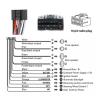 Radio Frame Fit for Ford Fit for Fiesta Mk6 2004-2014 9 Inch 22.86cm 2Din Car Frame Audio Decoder Wiring Harness Radio Panel Kit Convenient(Only Cable) view 3