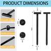 100 Pcs Nylon Universal Cable Tie Buckle, Cable Tie Buckle,Automotive Zipper Clips,Heavy Duty Self-Locking Zip Ties Multifunctional Nylon Zip Ties for Car Daily Repair, Office,Workshop,Home & Garage view 2