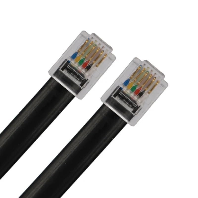 for Flat Telephony RJ12 6P6C to RJ12 6P6C Dec Cable for Connecting Advanced GT Dec Port