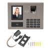 Garosa Fingerprint Time Clock 4 in 1 Face Recognition Password Card Employee Attendance Machine with 500 Facial 1500 Fingerprint Capacity for Office Factory School Hotel (US Plug) view 1