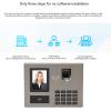 Garosa Fingerprint Time Clock 4 in 1 Face Recognition Password Card Employee Attendance Machine with 500 Facial 1500 Fingerprint Capacity for Office Factory School Hotel (US Plug) view 4