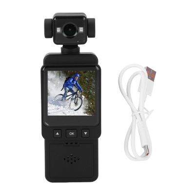 KIMISS 4K Handheld Action Camera Smart Image Stabilization IP65 Water Proof for Travel Cycling
