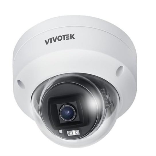 5MP Outdoor Fixed Dome AI Security Camera, FD9380-HV-V2 C-Series, 2.8mm Lens, Smart IR, IK10, White